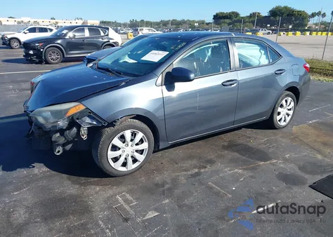 2016 Toyota Corolla Le z USA, uszkodzony, nr VIN 2T1BURHE0GC721551